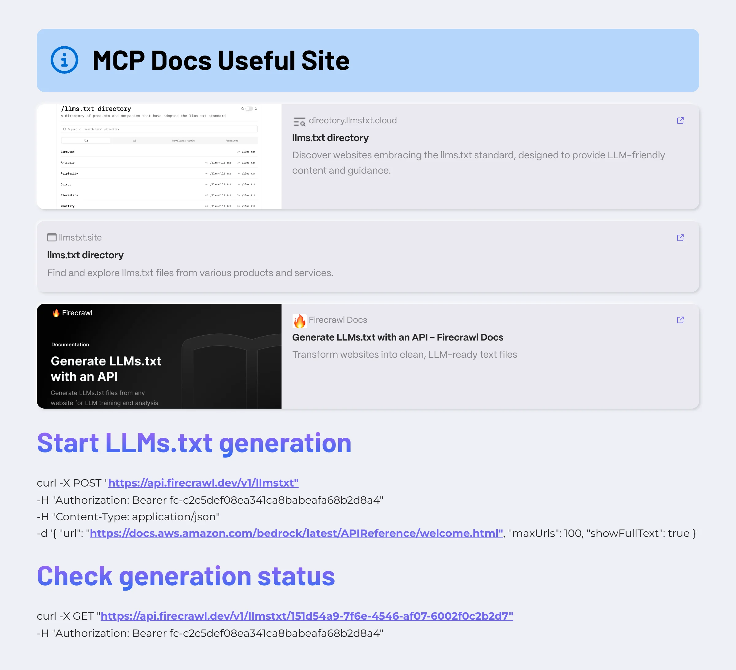 Useful MCP Resources